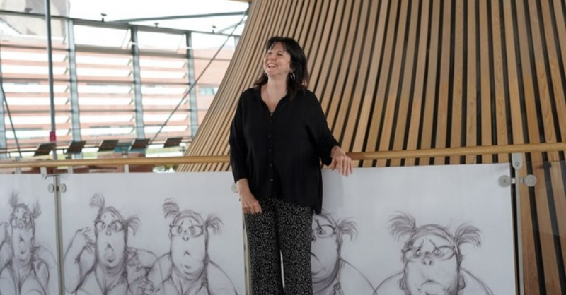 WalesArtsReview's tweet photo. 'They showed Beryl so there was just this Welsh voice booming around the Oscars ceremony and I thought, 'This is brilliant'.'

@CaraghMedlicott caught up with the acclaimed animator and director @joannaq, whose films have been nominated for three Oscars and have won four BAFTAs.