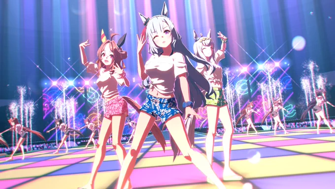 Gaze on Me!を新衣装で踊らせてるけど頭がパンクしそう 