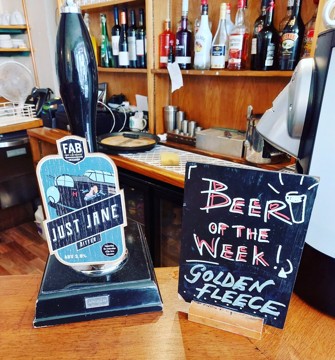 Feeling thirsty? Come in and try our locally brewed beers! We have Just Jane and our beer of the week is Golden Fleece. #drink #pints #localbrewery #visitlincoln #visitlincolnshire #thirsty #historicallincoln #supportsmallbusiness
