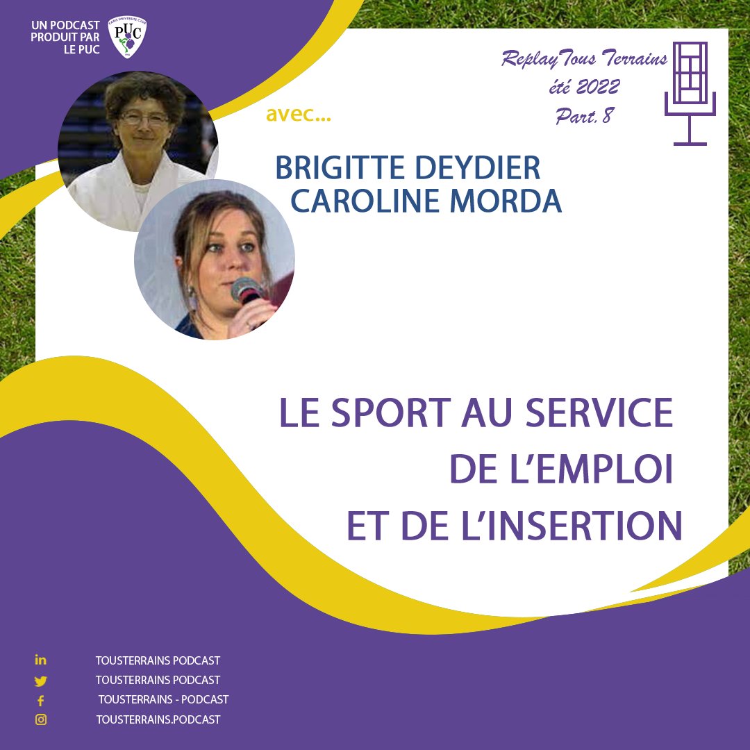 Tous_Terrains's tweet photo. #replay #podcast  

Nouveau replay aujourd'hui sur le thème de la réinsertion par le sport.
Avec Caroline Morda et Brigitte Deydier, nous revenons sur les dispositifs mis en place au sein de leurs associations respectives.

Pour réécouter le podcast :
https://t.co/ZauPz6uQmN https://t.co/SkE97nFaYe