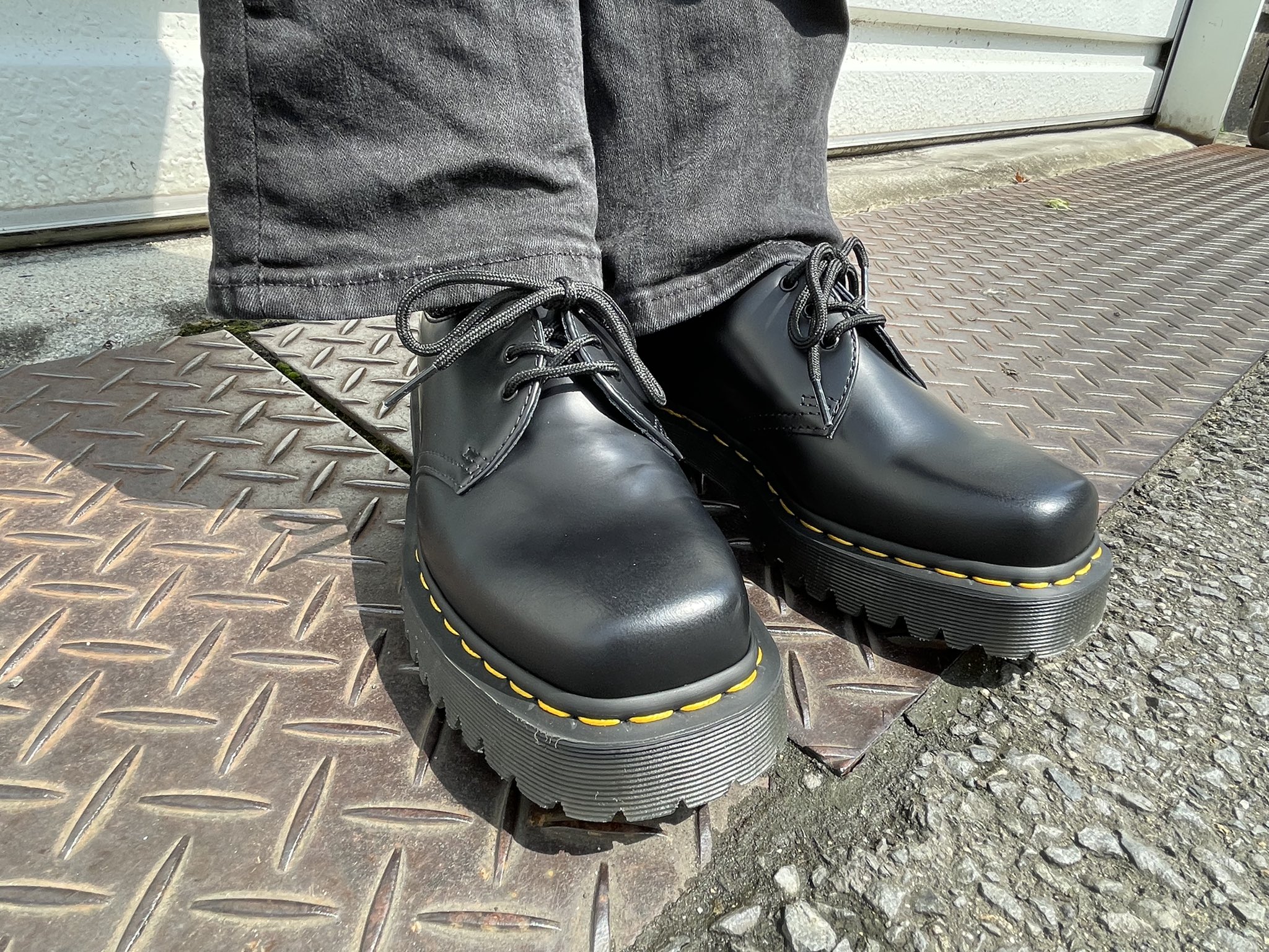 ユナイテッドアローズDr.MARTENS スクエアトゥソール..*  最終値下げ。