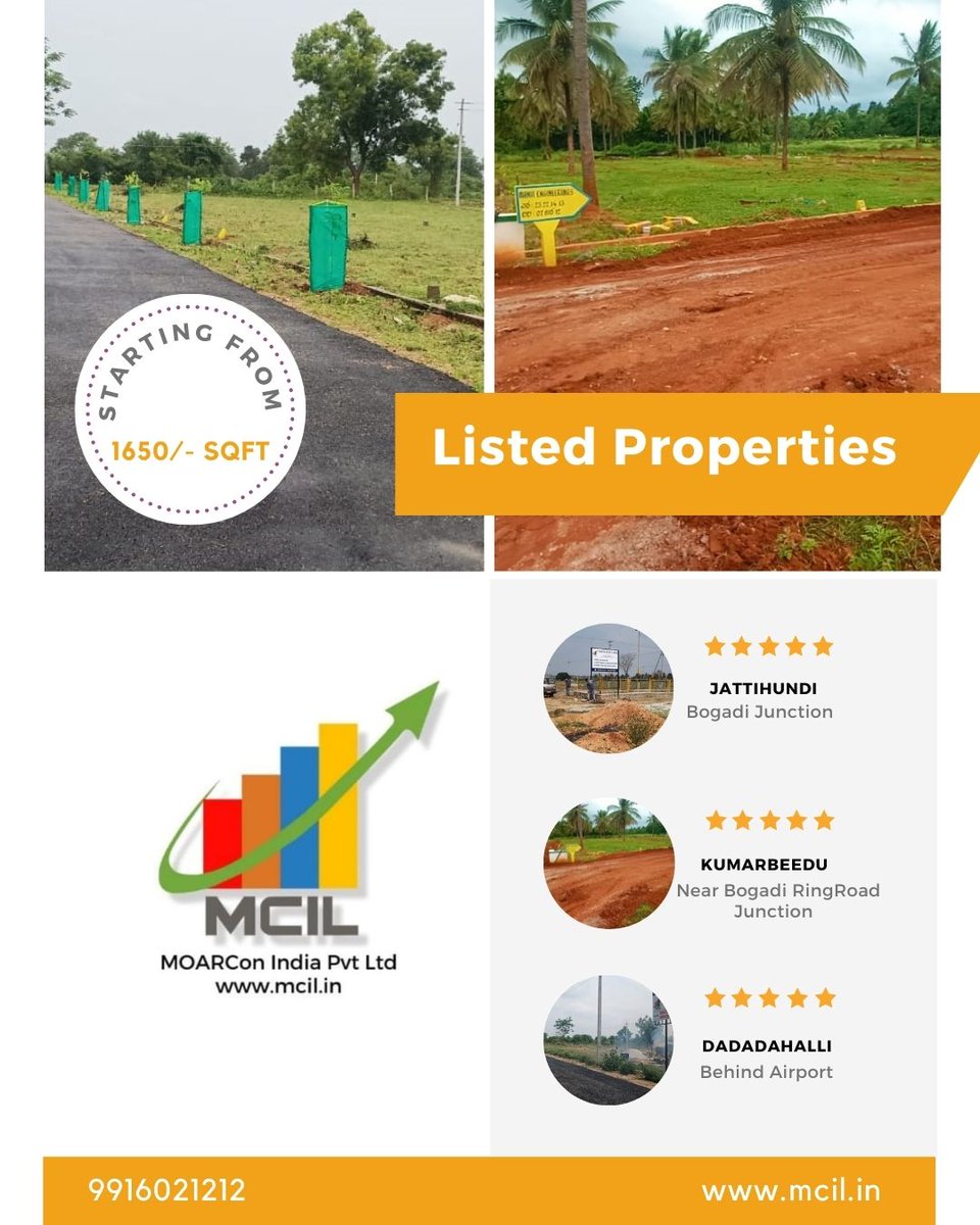 MoarconL's tweet photo. Helping you find the property of your dreams.
#mcilmysore #propertiesinmysore #investinmysore #plotsnearbogadi https://t.co/d2kZuFFons