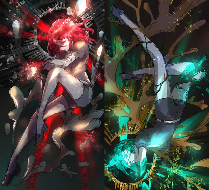 宝石の国がトレンド入りしてるので、昔ラフまで描いて放置した絵を置いておくね… 
