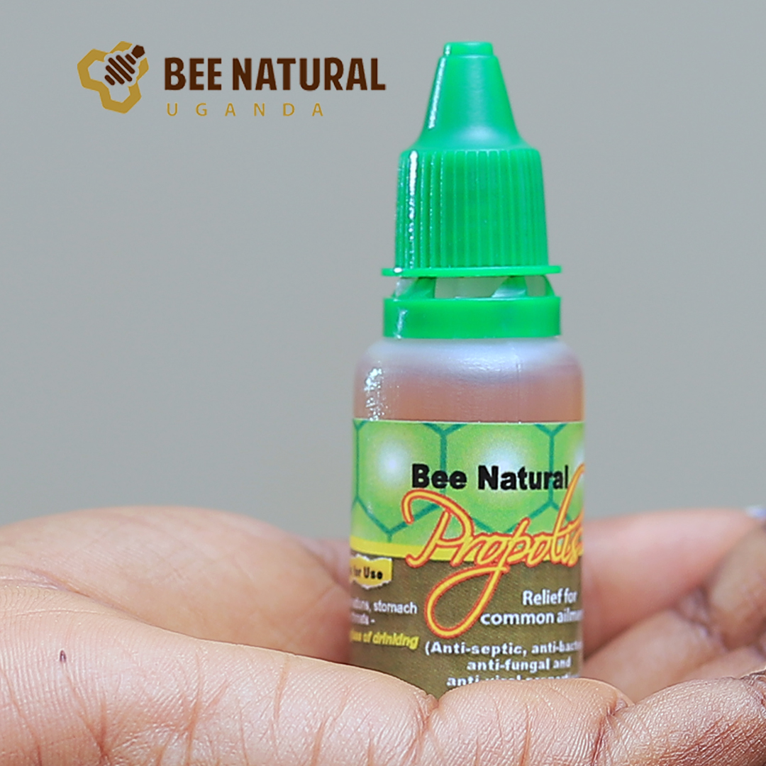 BeeNatural18's tweet photo. NEW AND EXCITING!
Bee Natural Uganda has unveiled the BEE NATURAL PROPOLIS
A compound produced by bees and contains anti-sceptic, anti-bacterial, anti-fungal, anti-viral properties good for treating cold, flu, inflammation, stomach ulcers, cough and sore throat. #raila #honey https://t.co/p11zIleZi2