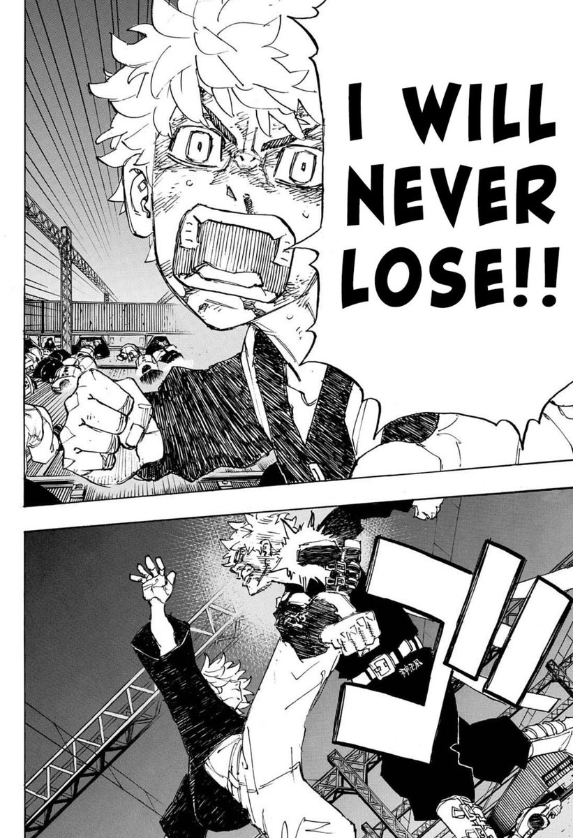 aniyalias's tweet photo. Tr chapter 266 spoilers⚠️
Takemichi has seen so much 😩 I feel like he's either ganna pass out or die
#TokyoRevengers266 #tr266 https://t.co/Yhh573mREn