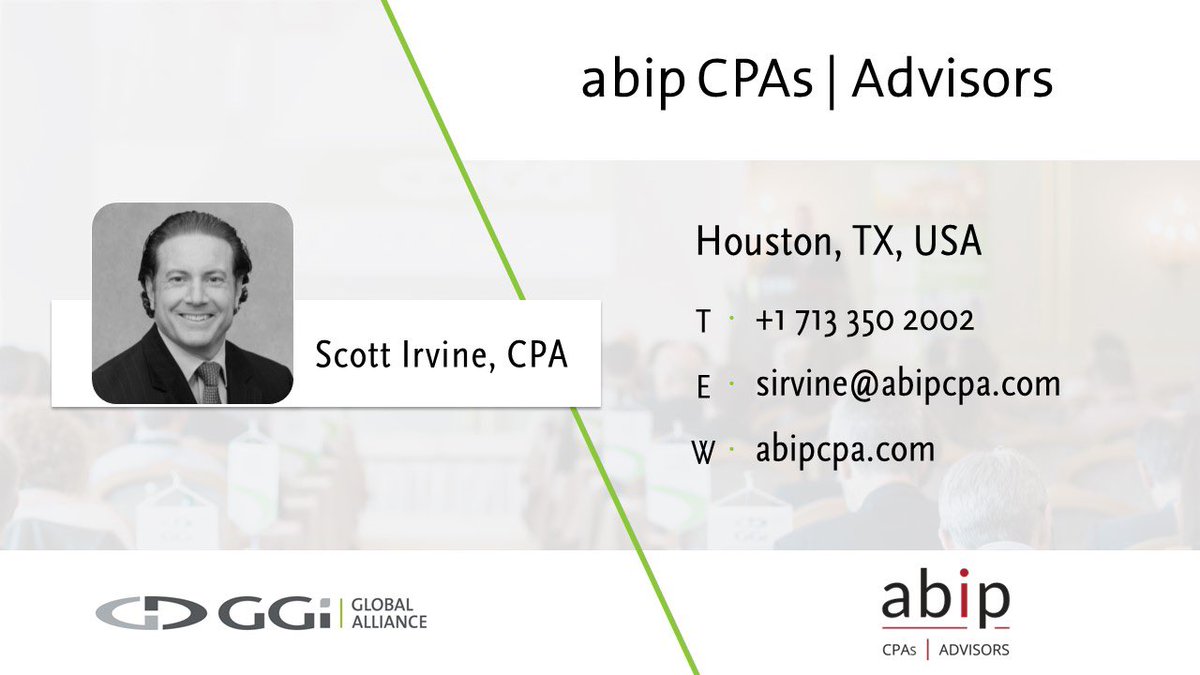 GGI_GA's tweet photo. Welcome to our new member firm, abip CPAs | Advisors!

Check the @ABIP_CPA website at >> https://t.co/5GqMCM5IPl

#ggi #gginewmember https://t.co/Abof9ntU28