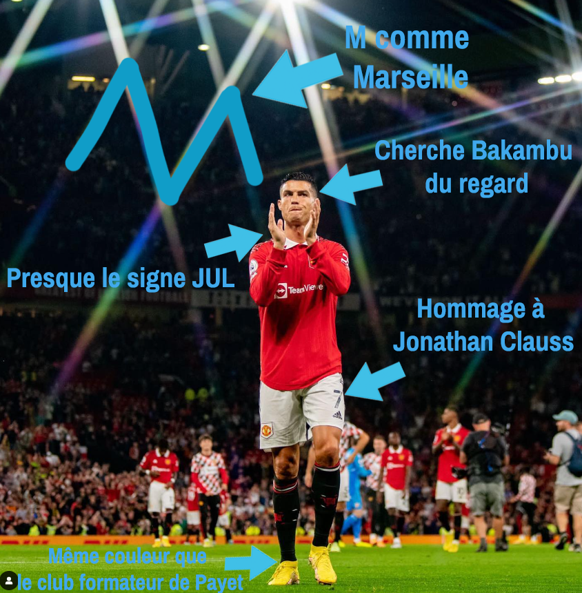 WinamaxSport's tweet photo. L'analyse de sa dernière publication Insta est formelle : c'est imminent. #RonaldoOM https://t.co/mgR5duvKRx