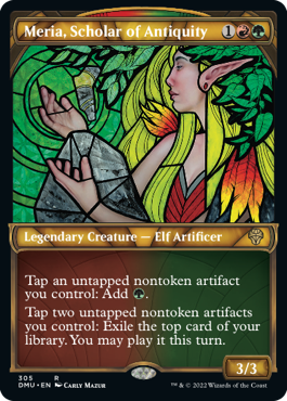 A Gruul artifact commander, that's new! Now Gruul can lock people out with Winter Orb too. More previews at mtgpreviews.com #MTGDMU

Source: upcomer.com/exclusive-card…
🎨: <a href="/AuroreFolny/">Aurore Folny</a>,@carlylady