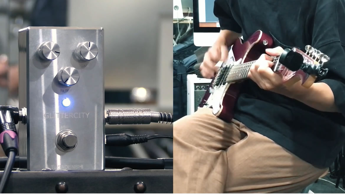 SoarSound's tweet photo. 土佐電子のエフェクター GLITTERCITY の試奏動画をアップしました！ https://t.co/MgJre1YNIm https://t.co/ySAGW1aAN1