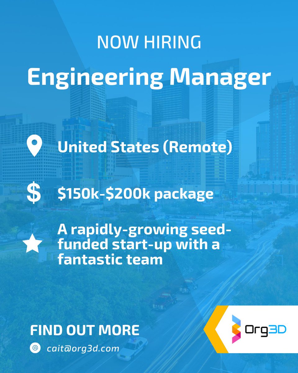 GrowTechFast's tweet photo. 🔥 Now Hiring - Engineering Manager - US (remote) 🇺🇸

🚀 Join this rapidly-growing seed-funded start-up as they build an employee rewards app aimed toward shift workers, that incentivizes productivity and longevity.

🚀 The initial functions of the role will be to build out ... https://t.co/hHTVaUfp42