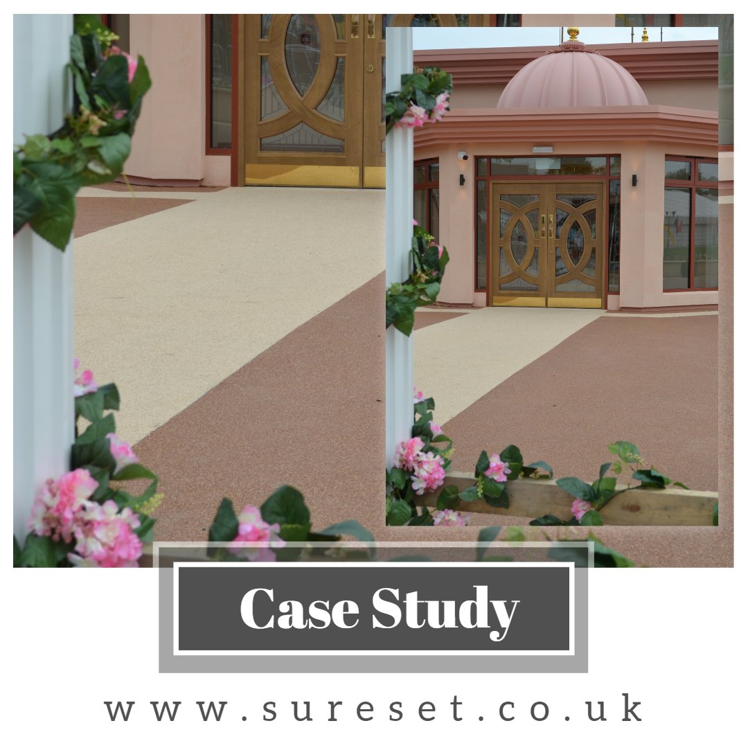 SureSetUK's tweet photo. Back again for Phase 2! The UKs first Hindu Crematorium at Anoopam Mission, Uxbridge. Read our case study here; https://t.co/nYJiW0m7al
#uxbridge #anoopammission #multi-cultural #temple #walkways #pathways #resinbound #paving #aggregates @grantexsurface #edging @Dural_UK https://t.co/ohYp1EOpmE