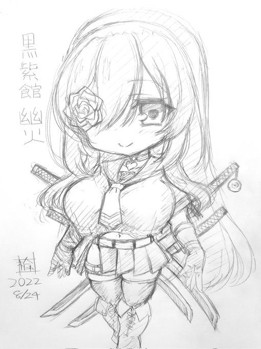 V活動しておられる黒紫館 幽火さん(@kokushikanyuuhi)
#幽姿顕現 