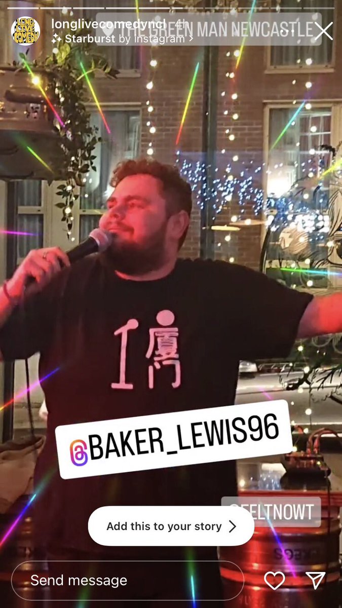 LewisBakerComdy's tweet photo. First gig in Newcastle at the green man! https://t.co/jsxVZoY0Bd