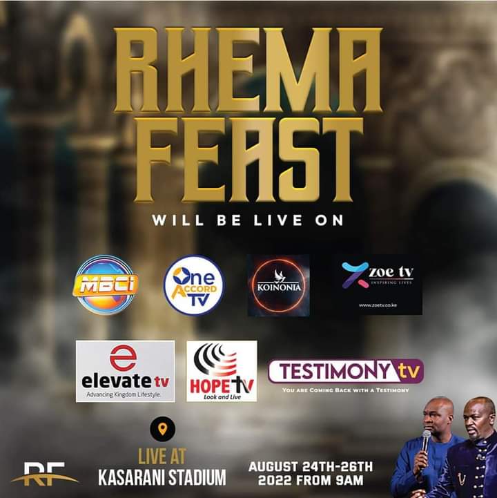 letmusicpreach's tweet photo. @DunsinOyekan is in Nairobi! He will be ministering at the Rhema Feast hosted by @JulianKyula today 24th to Fri 26th Aug.
If you are unable to make it physically, find below platforms where you can watch this revival live!
#RhemaFeast2022 #TheGatheringofApostles
#LetMusicPreach https://t.co/IuPg4csOMJ
