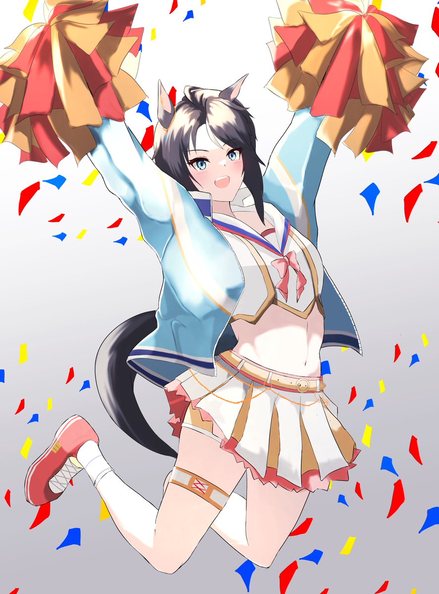 ナイスネイチャ(ウマ娘) 「フジキセキさんを描きました 」|剃刀鮪のイラスト