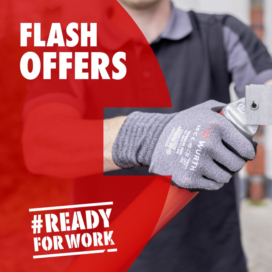 WurthUK's tweet photo. ⚡ We've got brand new #FlashOffers just for you! ⚡
Check out these new savings on our e-Shop: https://t.co/oRMDoxzeyq 🛒 https://t.co/Hd2JBSlqJH