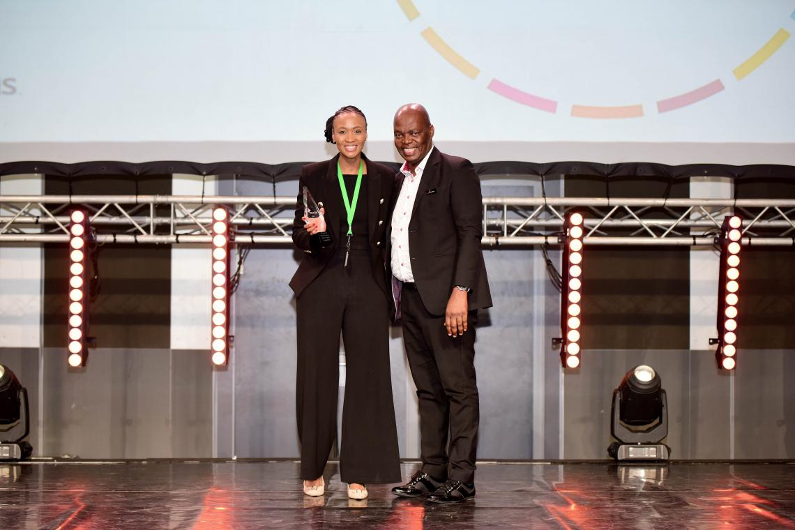 theNWU's tweet photo. #NWUNews - Lerato Mohalajeng, a lecturer at the North-West University’s Faculty and Economic and Management Sciences and Enactus faculty co-advisor, has been named the 2022 National Faculty Advisor of the Year by Enactus South Africa.

Read more: https://t.co/duKTL3QwVF.

#MyNWU https://t.co/JD8fw3Lm94