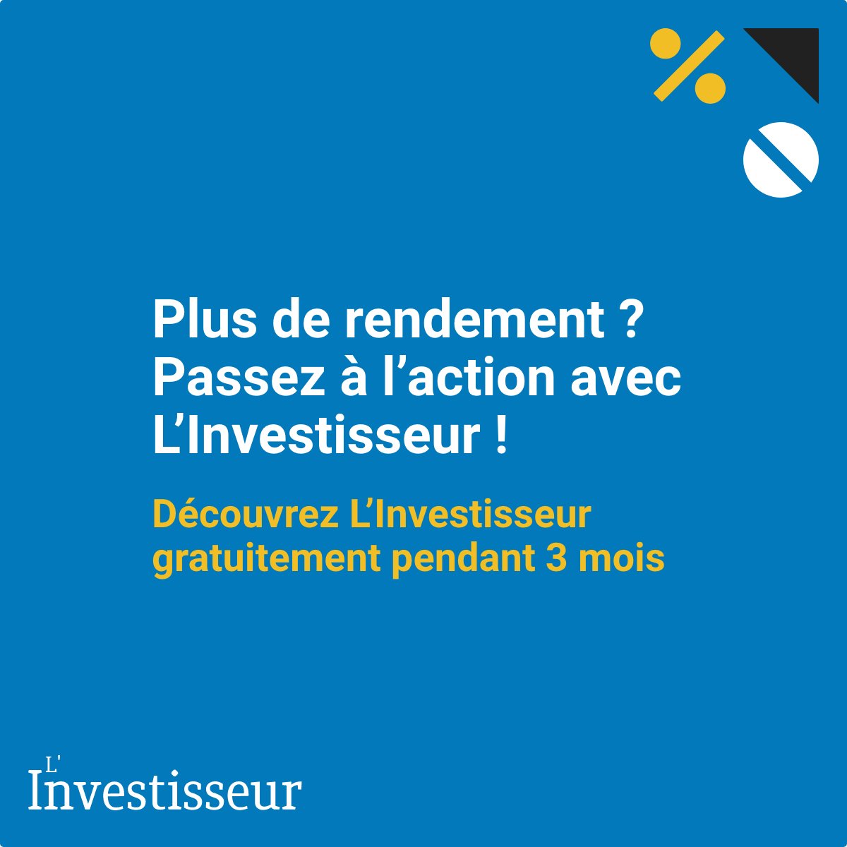 📈 L’Investisseur vous accompagne et vous donne les outils et conseils nécessaires pour faire fructifier votre argent. 
✅ Profitez de l'offre découverte et obtenez un accès illimité à L’Investisseur gratuitement pendant 3 mois : investisseur.lecho.be/plus-d-infos
<a href="/lecho/">L'Echo</a>