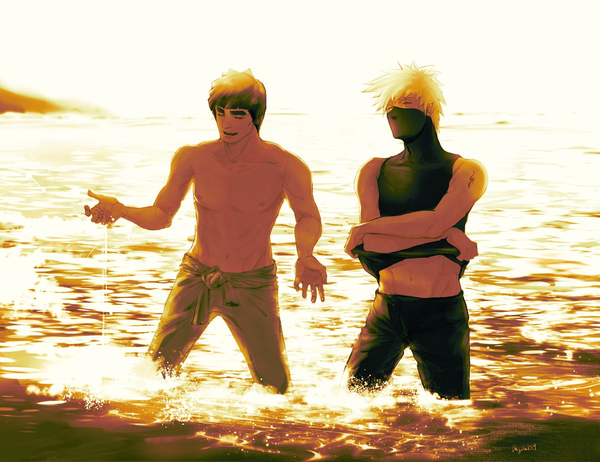 夏の終わりのカカガイ🌊
「もう泳ぐには水が冷たいよねぇ」