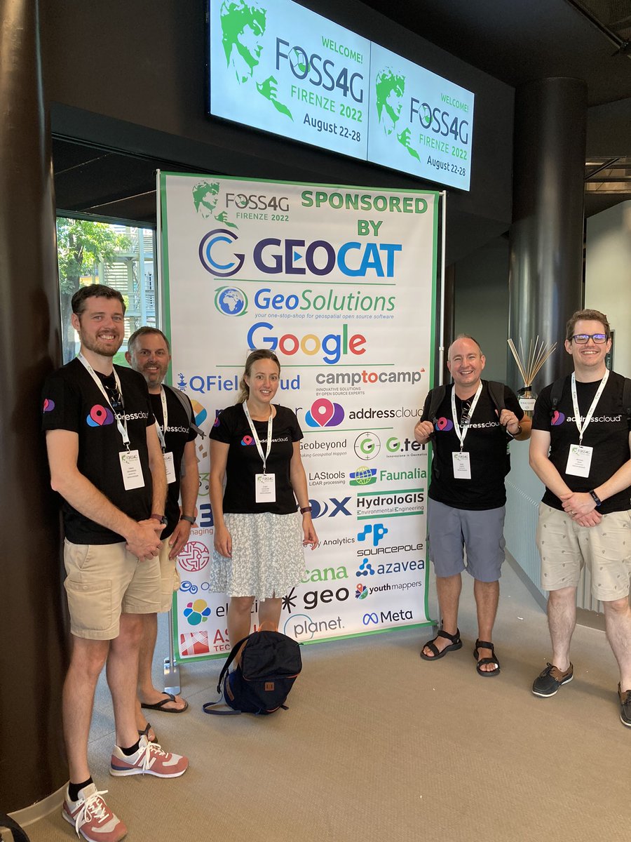 Addresscloud (@addresscloud) on Twitter photo The Addresscloud engineering team have landed <a href="/foss4g/">FOSS4G 2024 | https://fosstodon.org/@foss4g</a>!
Looking forward to learning about the latest developments in geospatial tech and data. #FOSS4G2022 The Addresscloud engineering team have landed <a href="/foss4g/">FOSS4G 2024 | https://fosstodon.org/@foss4g</a>!
Looking forward to learning about the latest developments in geospatial tech and data. #FOSS4G2022