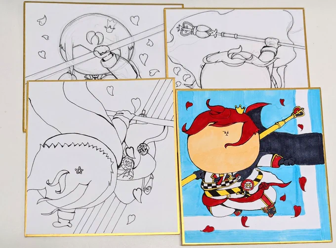 絵本完成した位から薄々感じてたんだけど、私絵上手くなった。 