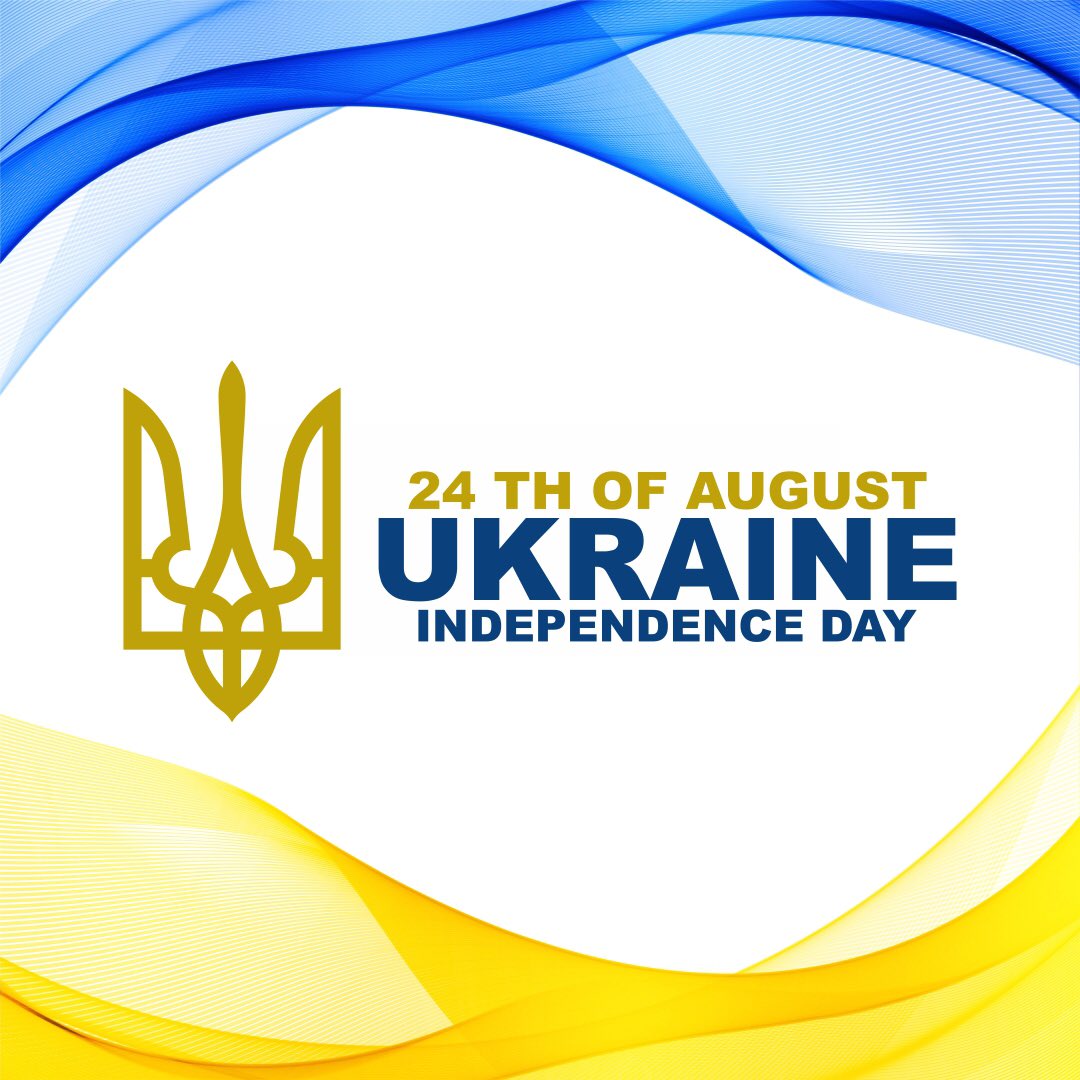 uicgtechnology's tweet photo. Happy #IndependenceDayofUkraine

From the bottom of our hearts we wish all of us a speedy #Victory  and a #peaceful sky over our heads!

We are #strong! We are #independent! God is with us!

#SlavaUkraini #udsconsulting #IndependenceDay #NoWar #Freedom #Ukrainian #BeBRAVE https://t.co/ej0VxDENA0