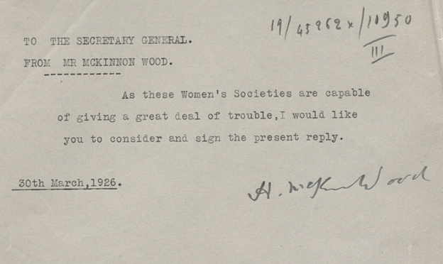 UNOGLibrary's tweet photo. In 1926, the Council of Representation of Women in the #LeagueofNations called for the inclusion of a woman in the Committee of Experts for the Codification of Int’l Law

The request was rejected, but this note shows how int'l associations fought to promote women!
1/2

ℹ️ 👉ALT⤵️ https://t.co/n9I23ZObCw