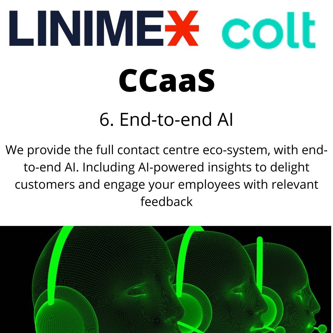 Linimex's tweet photo. The 6 Benefits of CCaaS direct from Colt.

#Colt #Linimex #CCaaS https://t.co/rYcRexb0M6