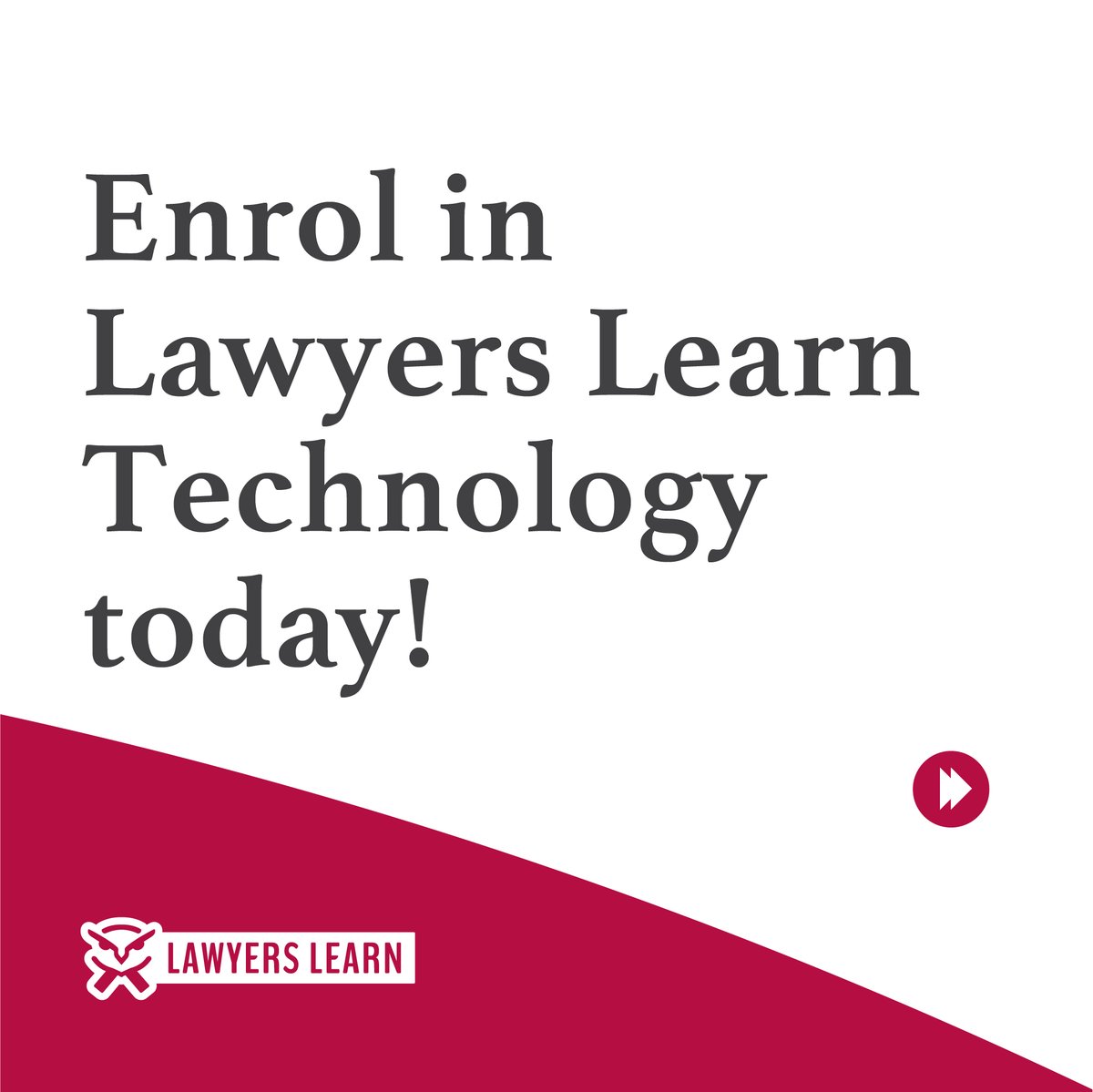 LawyersLearn's tweet photo. Technological change in the legal profession is inevitable. Don't get blindsided by it - learn how to harness tech for your career.

Enrol in Lawyers Learn Technology today!

Click https://t.co/1VnsTlAshw for the free preview!

#law #lawyers #lawyerslearn #legal #lawstudents https://t.co/WMbCBtDECU