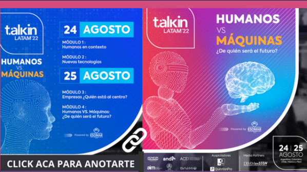 #talkinlatam arranca hoy!!
24 y 25 de agosto. ACCESO LIBRE - SIN COSTO - EVENTO VIRTUAL. Anotate desde este link:

lnkd.in/df7qr_xz

<a href="/andaperu/">ANDA Perú</a> <a href="/APEIMPeru/">APEIM</a> <a href="/urpith/">Urpi Torrado</a>   <a href="/AmaiMexico/">Amai México</a>    <a href="/ACEI_CO/">ACEI</a>  <a href="/AIMChile/">AIM Chile</a> <a href="/SAIMO/">saimo</a> <a href="/ESOMAR/">ESOMAR</a> 
#TALKINLATAM #researchers #research #marketresearch