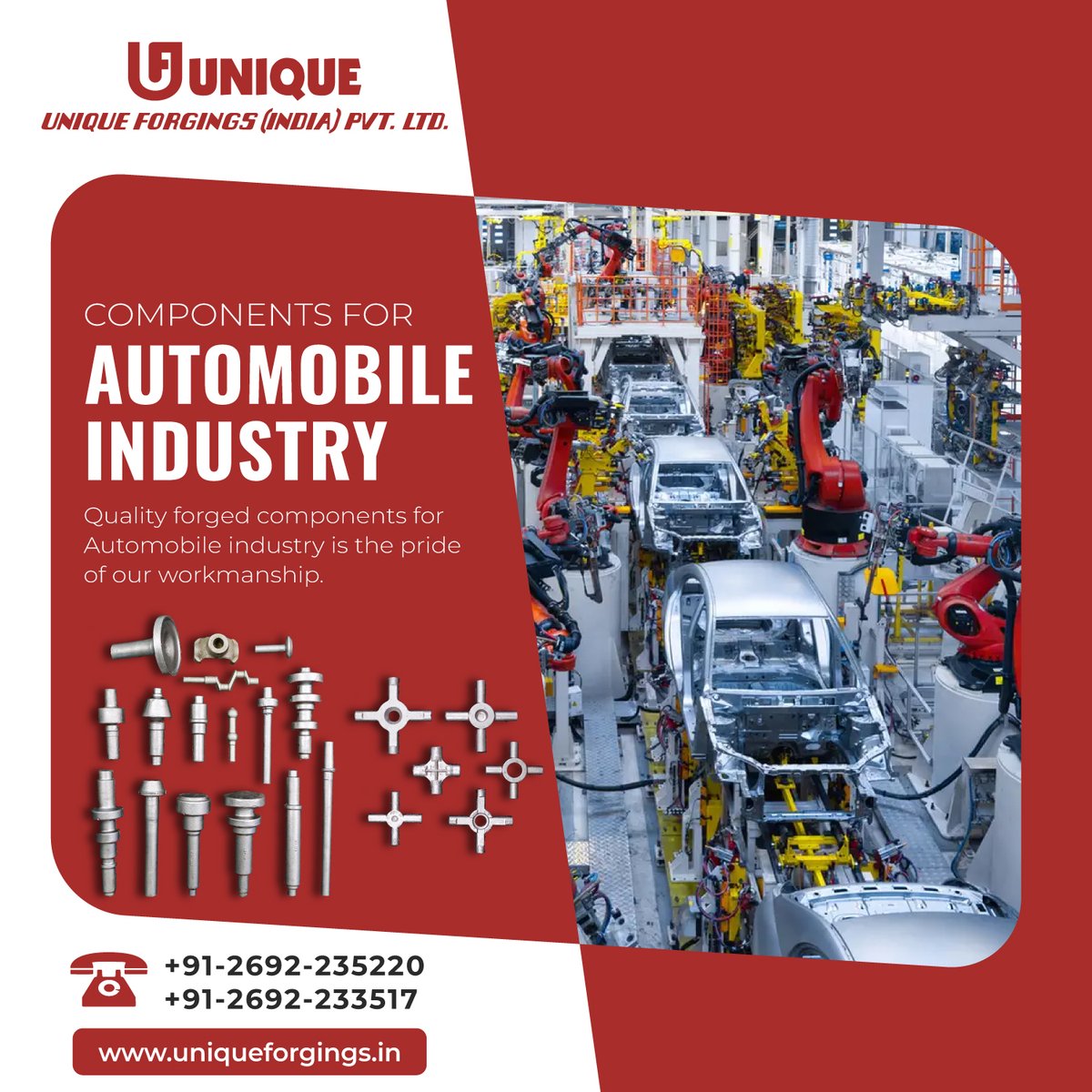 unique_forgings's tweet image. The world has changed from quality to amount, thus have Unique Forgings (India) Pvt. Ltd.

#uniqueforgingsindia #automobileindustry #automobilecomponents #components #industries #powertransmission #forgedcomponents #miningmachinery #forgingcompaniesinindia #forgingcompany