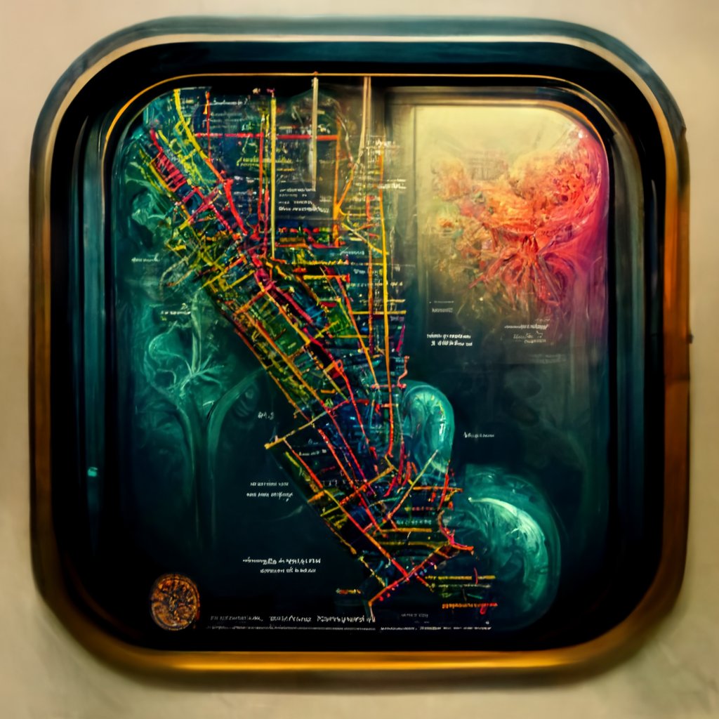 creativerrr's tweet photo. The New York City Subway Map 
 #30DayAIMapChallenge make #DataViz cool
Happy to share experiences and  prompts I used in #midjourney please DM 
#NewYork #NYC #NewYorkCity #Subway #Map #Mapporn #GIS #cartography #generativeart #AI #DataViz #cartography #DataFam https://t.co/rhFtDi1lS1