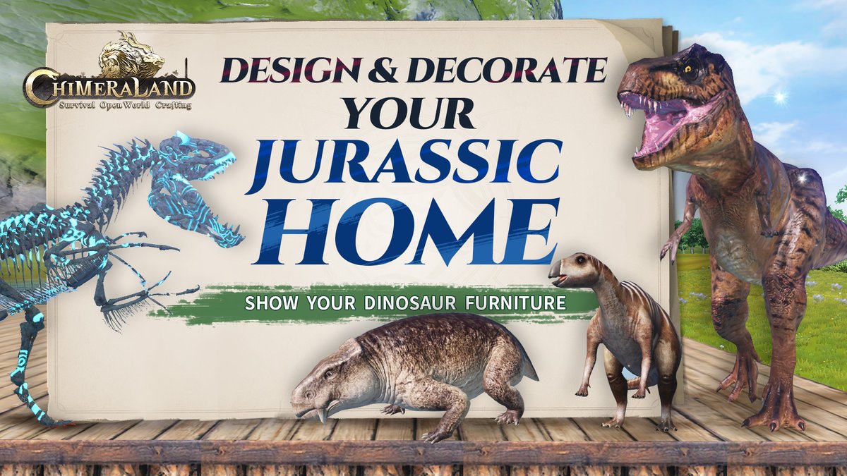 GChimeraland's tweet photo. Following the big update on Aug 18, there is a whole new set of furniture available to place in your home! I want to invite our wonderful community to show theirs off! From Aug 24-30, share a screenshot of your new home setup, and I’ll send a few players some great rewards. https://t.co/22X27oeapJ