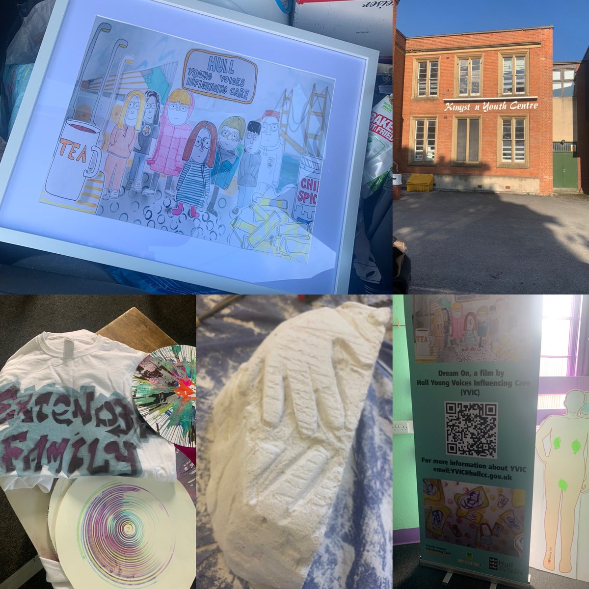 ClaireRhullcc's tweet photo. Spent some of yesterday with our YVIC young people, you all inspire me. Thank you for the Dream On picture, it was gifted for the Academy. #YVIC #inspirational #Hull https://t.co/ps8Xfgqhqp