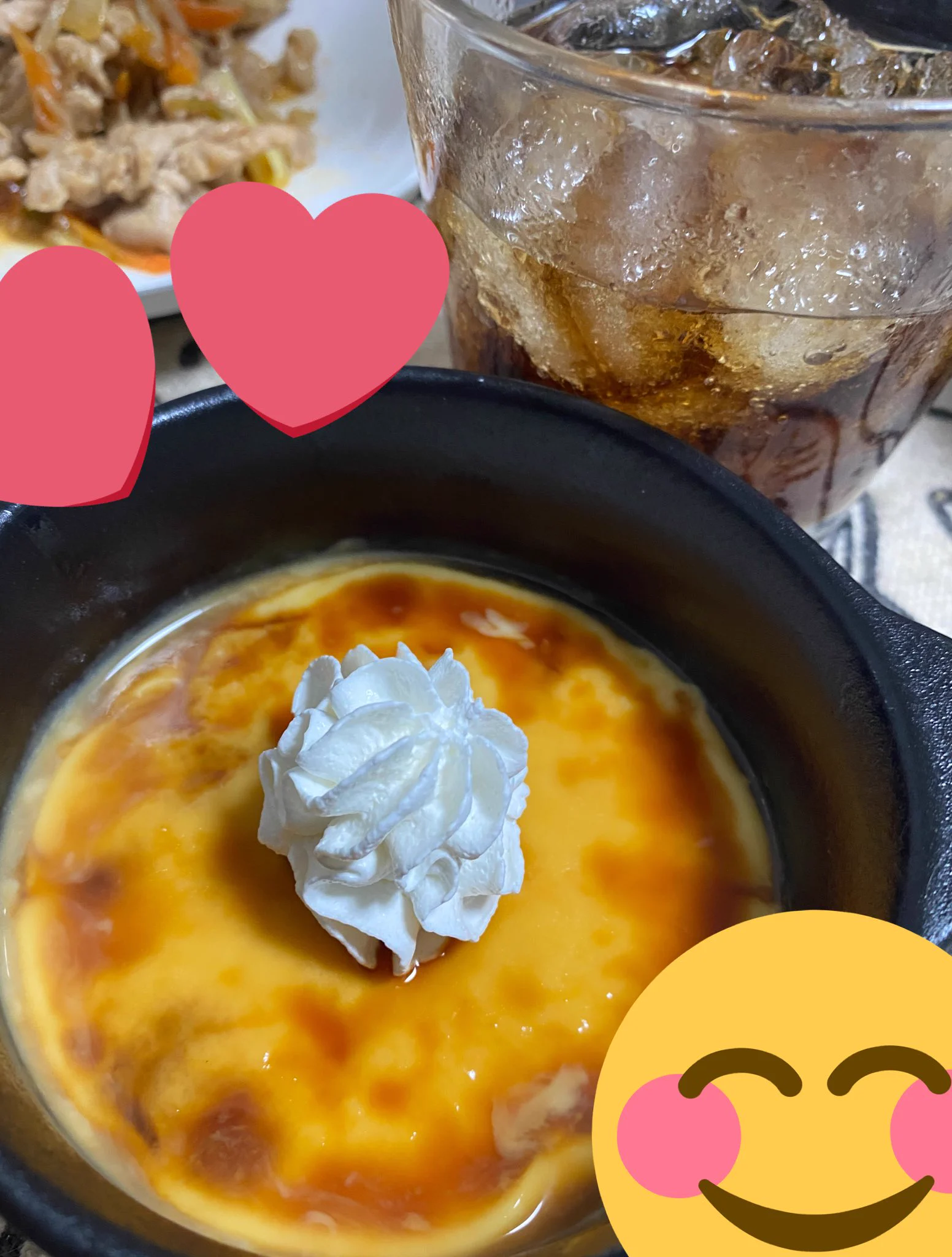 めっちゃ美味しかったし、プリンだった😇感動☺️  