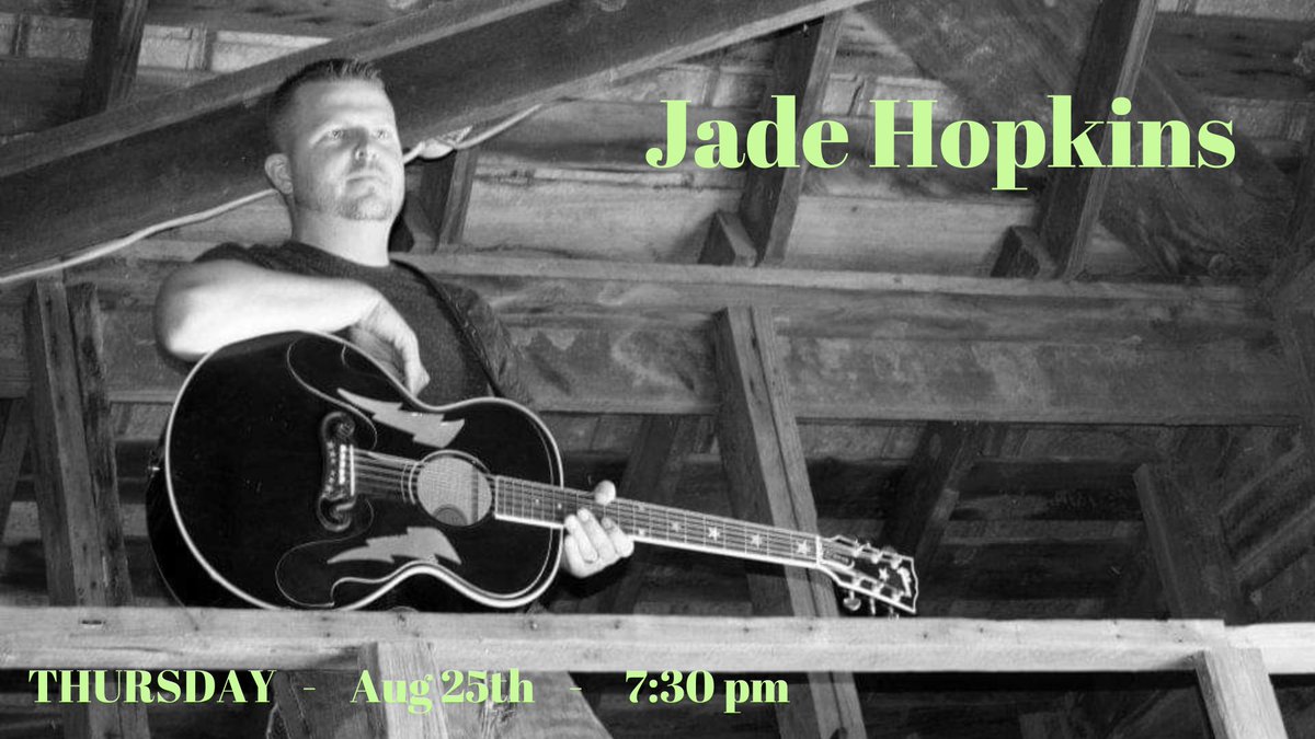 JadeHopkins1's tweet photo. I'll be doing a whole night of original songs This Thursday 08/25 at 7:30 at The Artichoke Sandwich Bar, 811 N Broadway, Wichita, KS! https://t.co/iWZfglDmJT