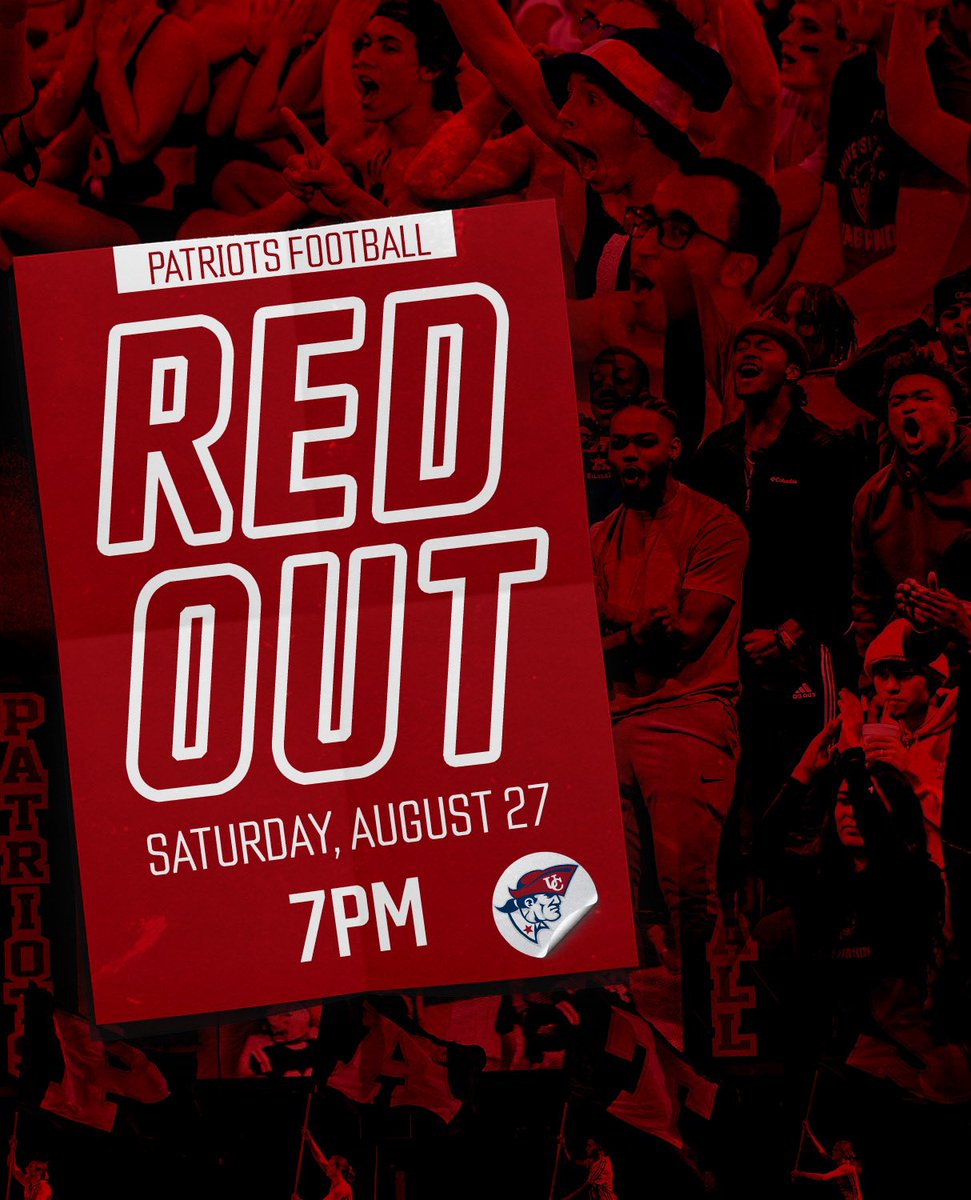 First home event of the season calls for a 🔴𝙍𝙀𝘿 𝙊𝙐𝙏🔴

Wear red, be loud, let's go Pats!! #OneBigTeam