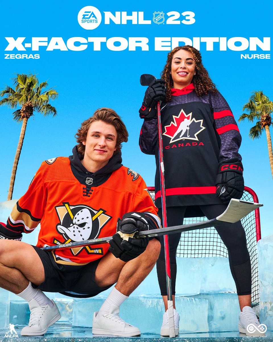 What’s better than one cover athlete? Your two official #NHL23 cover athletes @tzegras11 and @nursey16 ⭐️⭐️ See the full reveal tomorrow ➡️ youtu.be/lp-tpffayvw