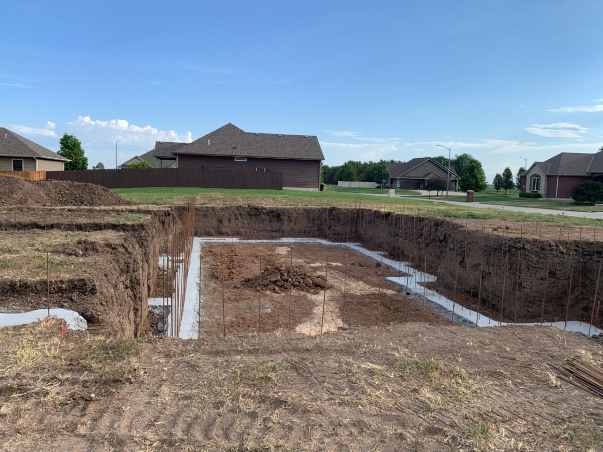 UBuilditWichita's tweet photo. Congratulations to the Allen Family for pouring their footings!  Ready to start forming the walls now.  They choose a local contractor so they could support a Local Small Business! One step closer to completing their Dream Home Journey! #UBuildIt #DreamHome #Choices #SupportLocal https://t.co/B6otteYscI
