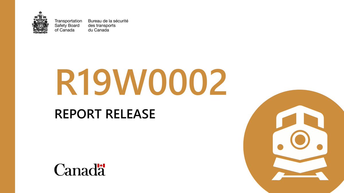 TSBCanada's tweet image. TSB calls for Canadian railway industry to expedite implementation of automated train control systems to avoid future accidents (R19W0002): ow.ly/1mjE50KraXa #Nattress #Manitoba #investigation #recommendations #railsafety #media #TSBRail