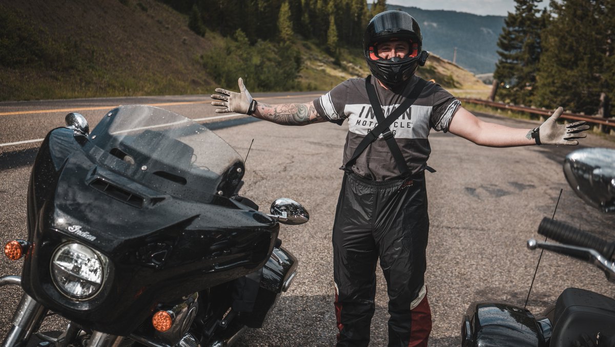 GoodRide's tweet image. That feeling we all have when we explore the road on an @indianmotorcycle 👌