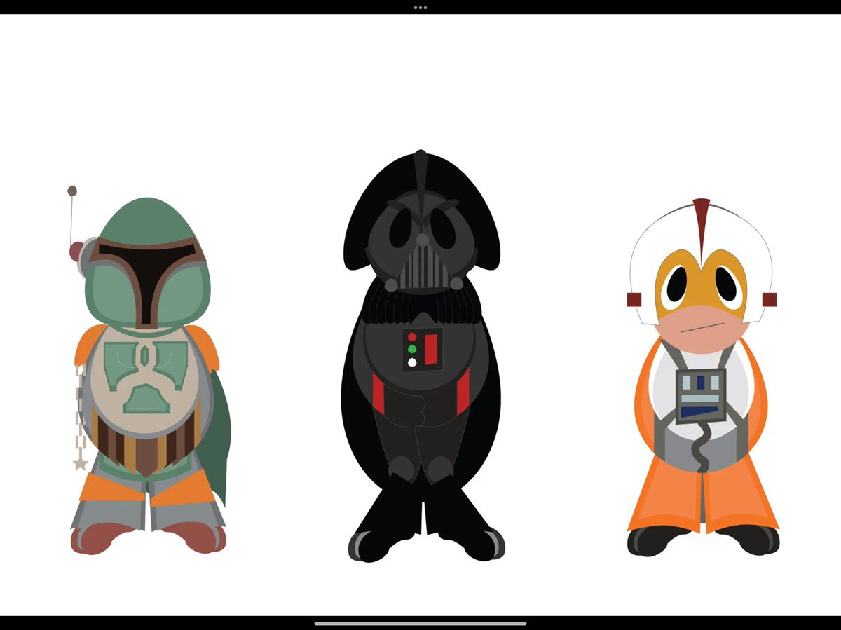 RobertJEscandon's tweet photo. #Starwars design i did. #LukeSkywalker #DarthVader #BobaFett #fantasycharacters #fantasyart #spaceart https://t.co/UsKlqlR77X