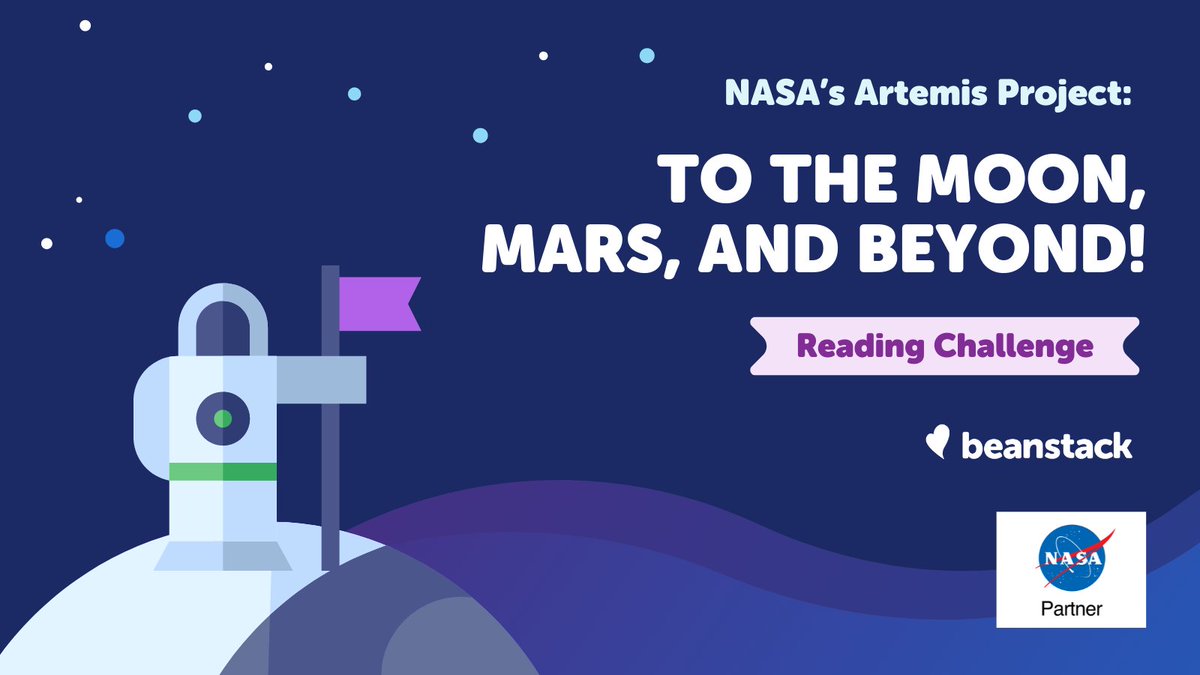 haynerlibrary's tweet photo. Join us for NASA's Artemis Project starting September 1! Read at least 600 words in September, log your activity on Beanstack, and be entered to win a STEM-themed backpack full of goodies!! #STEMinLIB #BeanBlast
@NASA @NASAArtemis @zoobeanreads https://t.co/TRJK8NEI2d