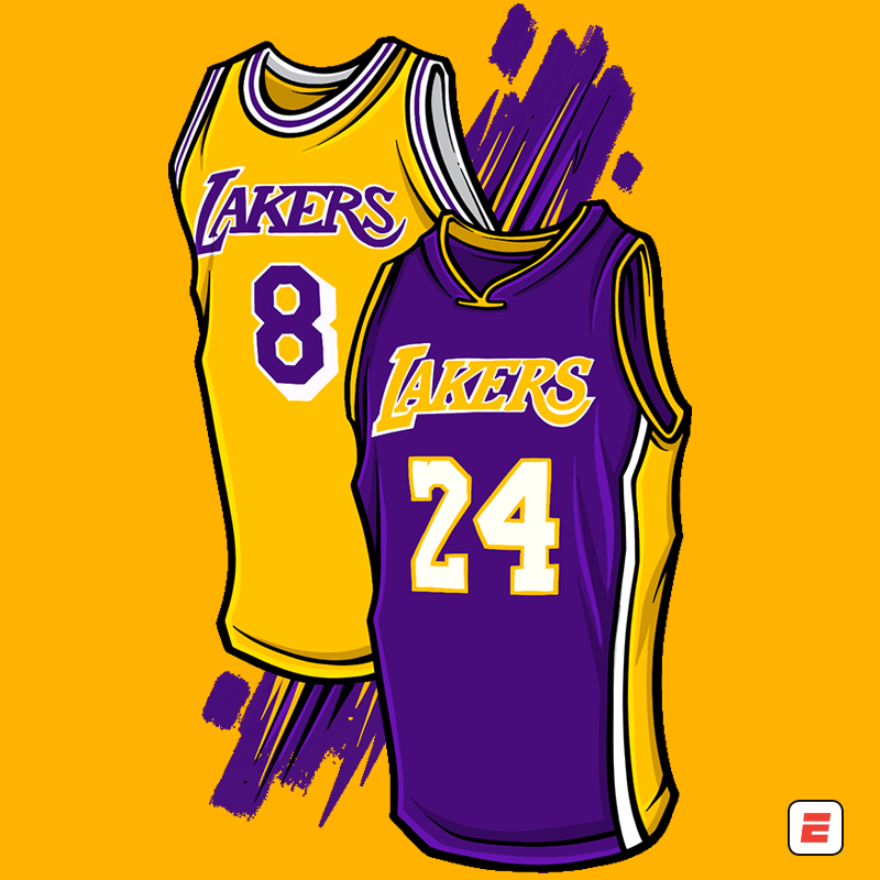 ESPN Caribbean on X: Kobe Bryant's two legendary NBA careers The late  Lakers legend had two Hall of Fame-worthy careers in his 20 years, one  wearing No. 8 and the other wearing