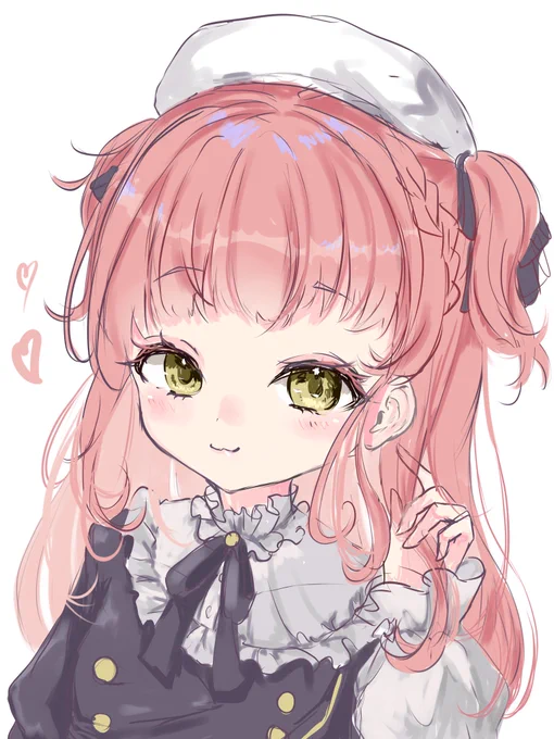 #アズレン版深夜の真剣お絵かき60分一本勝負遅刻して失礼します!ポンペオちゃん好きぃぃ 