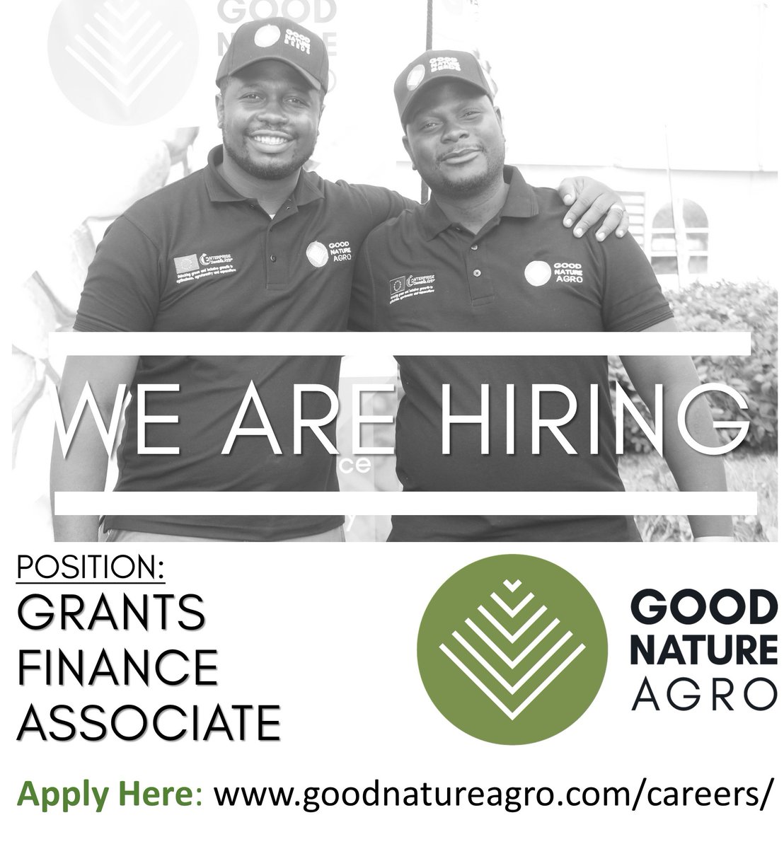 If you love a fun and energetic work environment, want to thrive in your innovation and want to work with farmers. The Grants Finance Associate @goodnatureagro vacancy might be for you. Apply of share the post. Deadline is Sunday 28th 2022. #hiring #ImpInv #Zambia