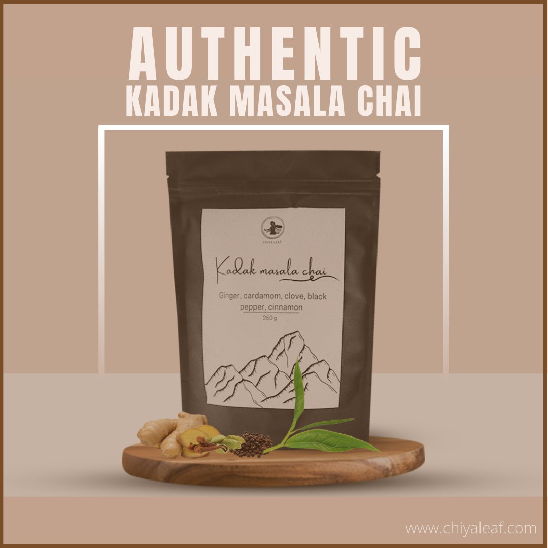 ChiyaLeaf's tweet photo. Kadak Masala Chai - blend of authentic spices and organic tea leaves from the valleys of Darjeeling and Assam.

Order now: https://t.co/0kYDiXOJ80

#MasalaChai #Tea #tealovers #DarjeelingTea #AssamTea #BestTea https://t.co/c3vi97h32u