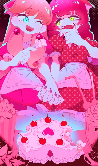 With the cake#oc #Deathinister 