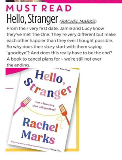 ClioCornish's tweet photo. 'A book to cancel plans for - we're still not over the ending' 

*HARD AGREE* with @CloserOnline's brilliant review for #HelloStranger @Rache1Marks @AliceLutyens @Livvii @mmwoodfield 💕😭💕😭💕💕💕 https://t.co/EEJ53FeKID