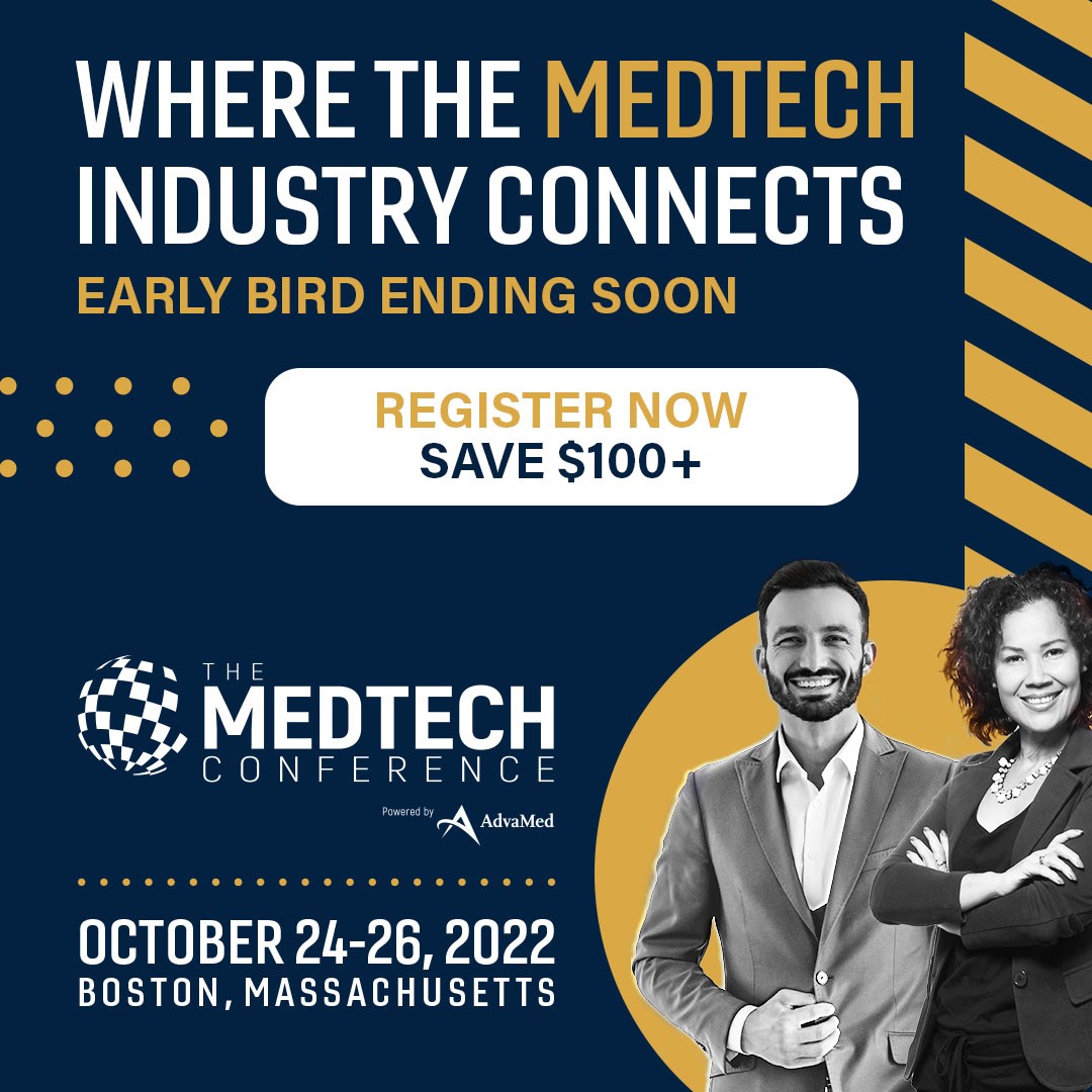 MedTechCon's tweet image. The #MedTechConference is almost here and we can&apos;t wait to see the #medtech community gathered together! Early Bird registration ends August 29, so register today to take advantage of the discounted rate. Visit the website and register before it&apos;s too late:ow.ly/9LZT50KqGtv